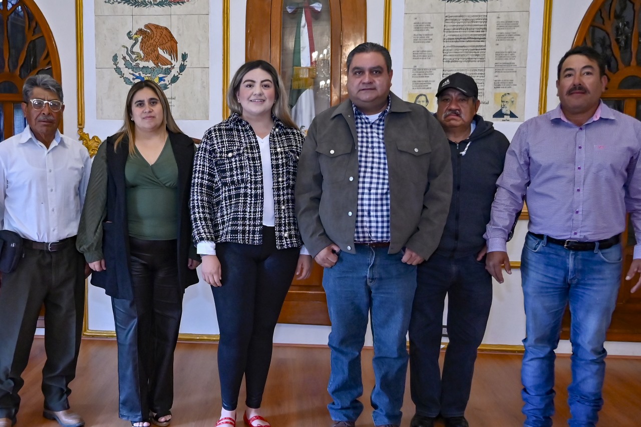 Gobierno municipal impulsa beneficios para productores del ejido de San Luis Huamantla